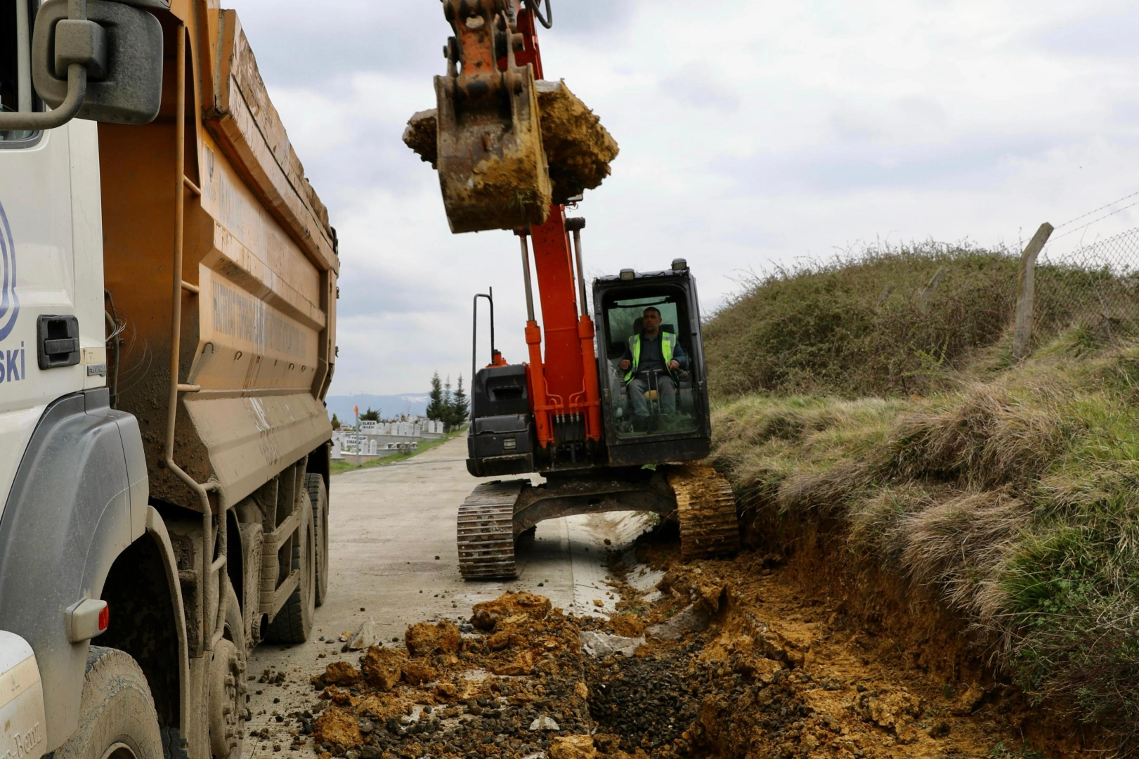 Samsun'da Derecik Mezarlığı çalışmalar başladı