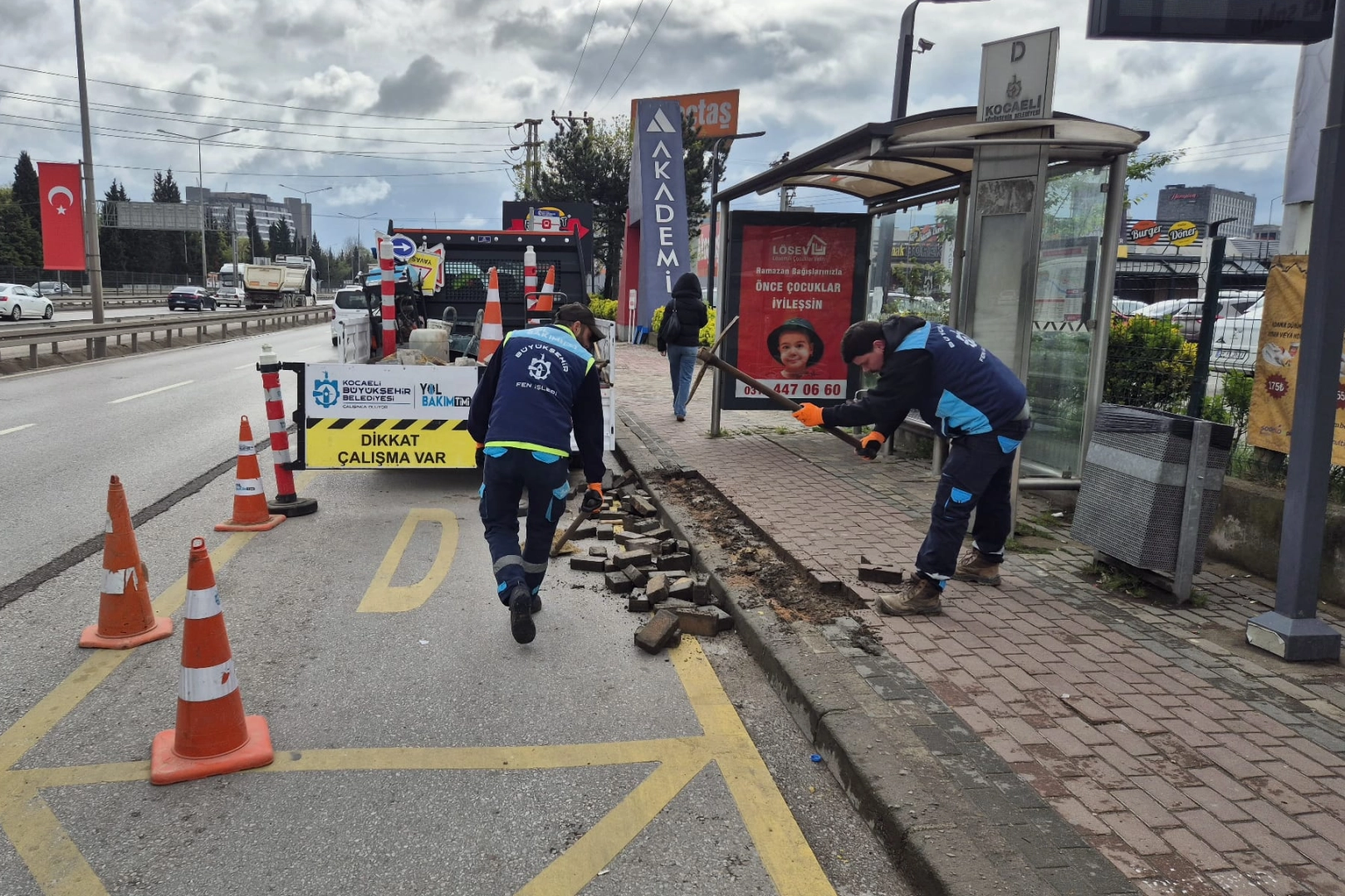 Kocaeli'den yaya yollarına konforlu dokunuş