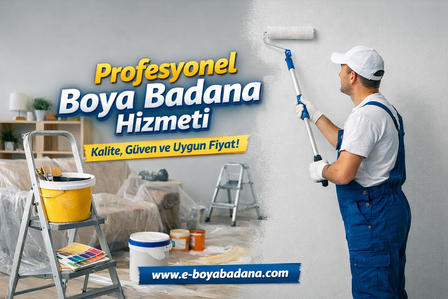 Deneyimli Boyacı Ustası ile Kaliteli Boya Badana Hizmeti