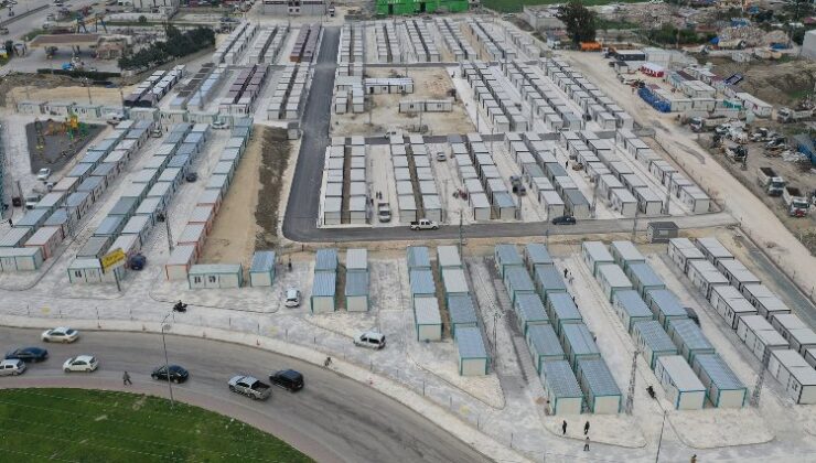 Hatay’da ‘Konya Konteynerleri’nde yaşam başladı