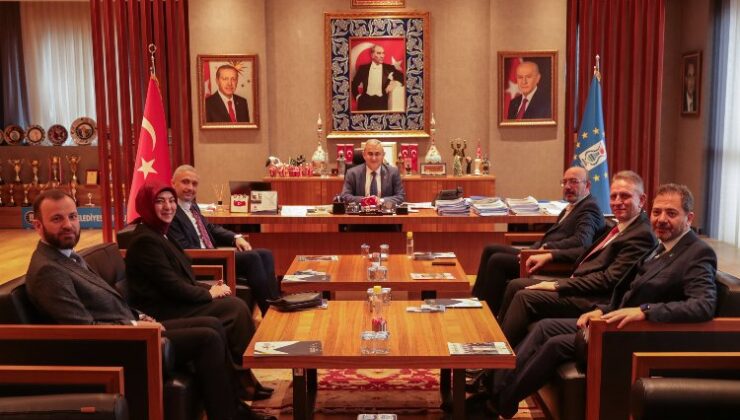 Kütahya’da AK Partili vekil adaylardan Başkan Işık’a ziyaret