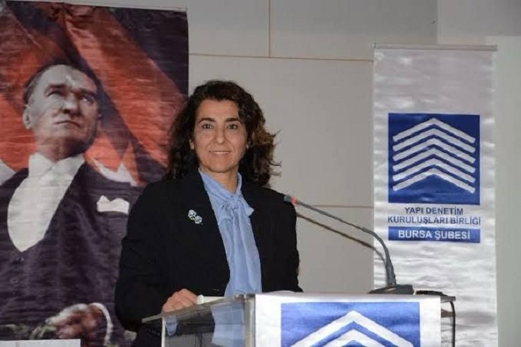 Yapı Denetim Kuruluşları Birliği Derneği (YDKBD) Bursa Şubesi Başkanı Esra