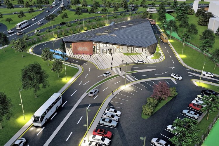 Kocaeli Büyükşehir Belediyesi tarafından Gölcük’te inşa edilen yeni terminal binasında