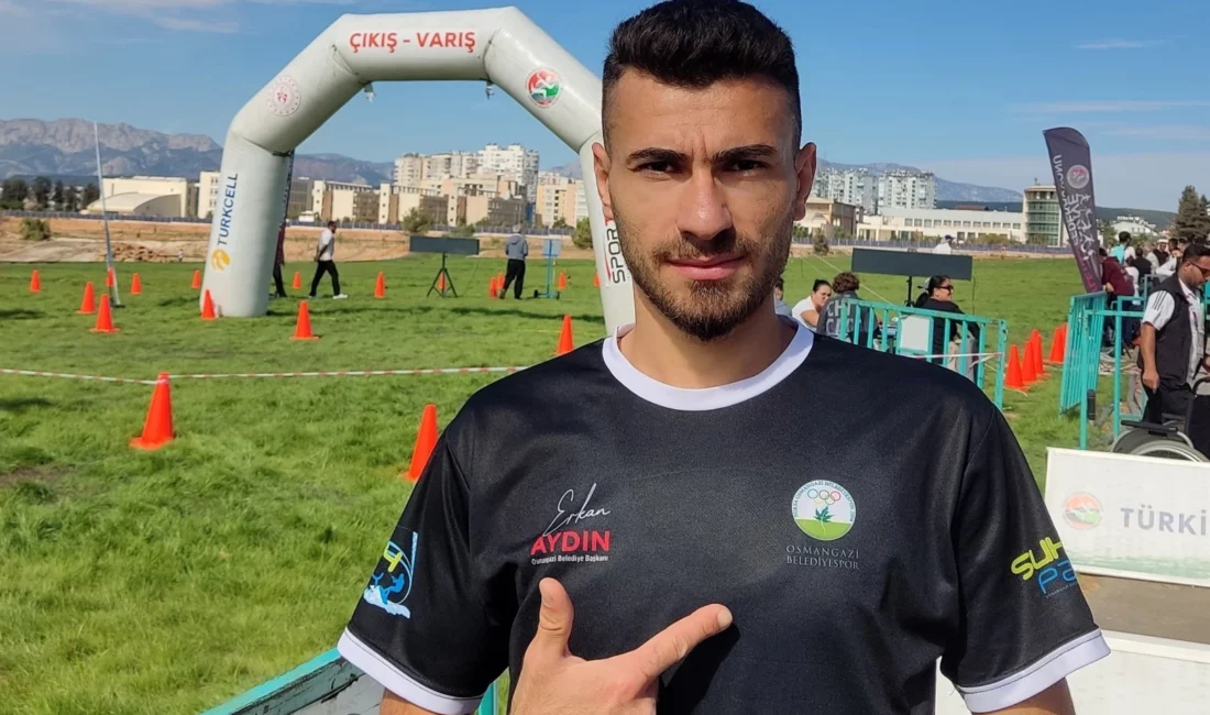 Bursa’da Osmangazi Belediyespor Kulübü’nün başarılı sporcusu Mehmet Kalyoncu, Turkcell Türkiye