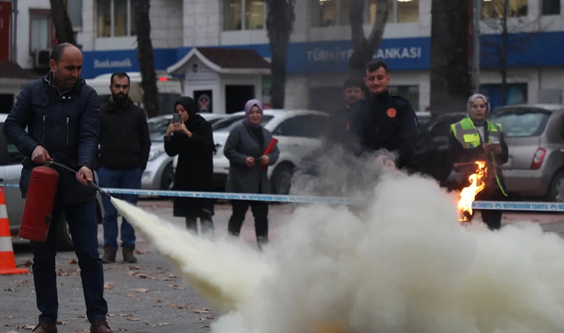 Sakarya Büyükşehir Belediyesi kadrolarına olası yangın ve afet durumlarında ateşe