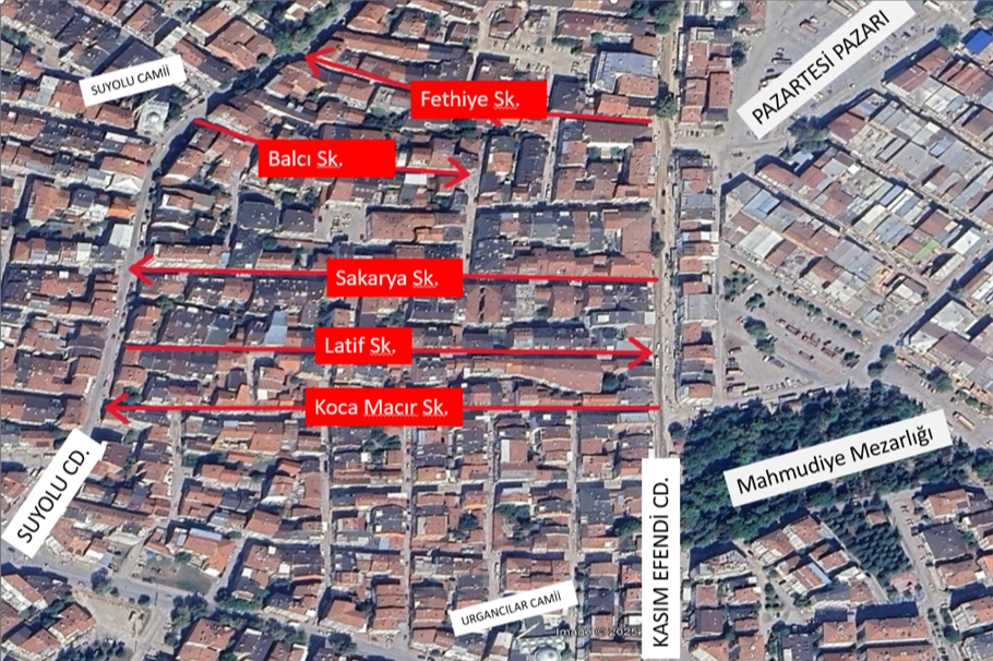 Bursa’da İnegöl Belediyesi’nin talebi üzerine Ukome Kurul kararı ile Mahmudiye