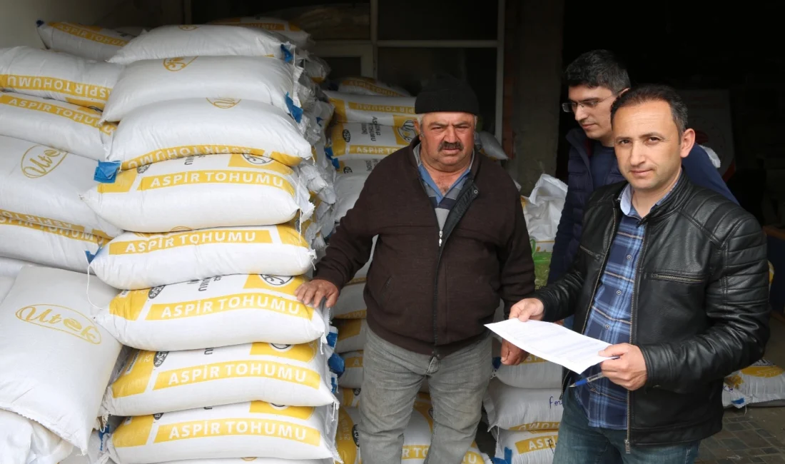 Bursa İl Tarım ve Orman Müdürlüğü tarafından Aspir Üretimini Geliştirme