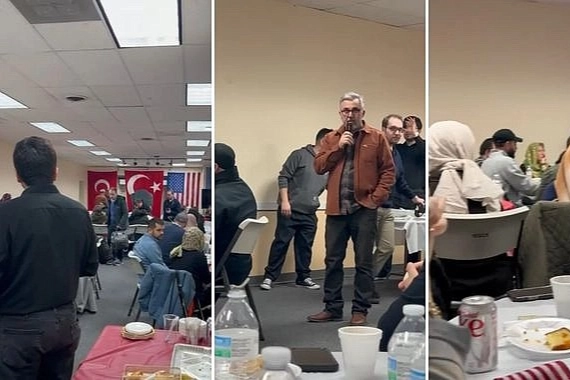 Turkish American Cultural Alliance (TACA) binasında düzenlenen Kadir Gecesi iftarına