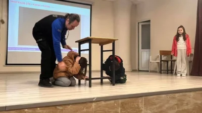 1-7 Mart Deprem Haftası kapsamında, Edirne Afet Acil Durum Müdürlüğü