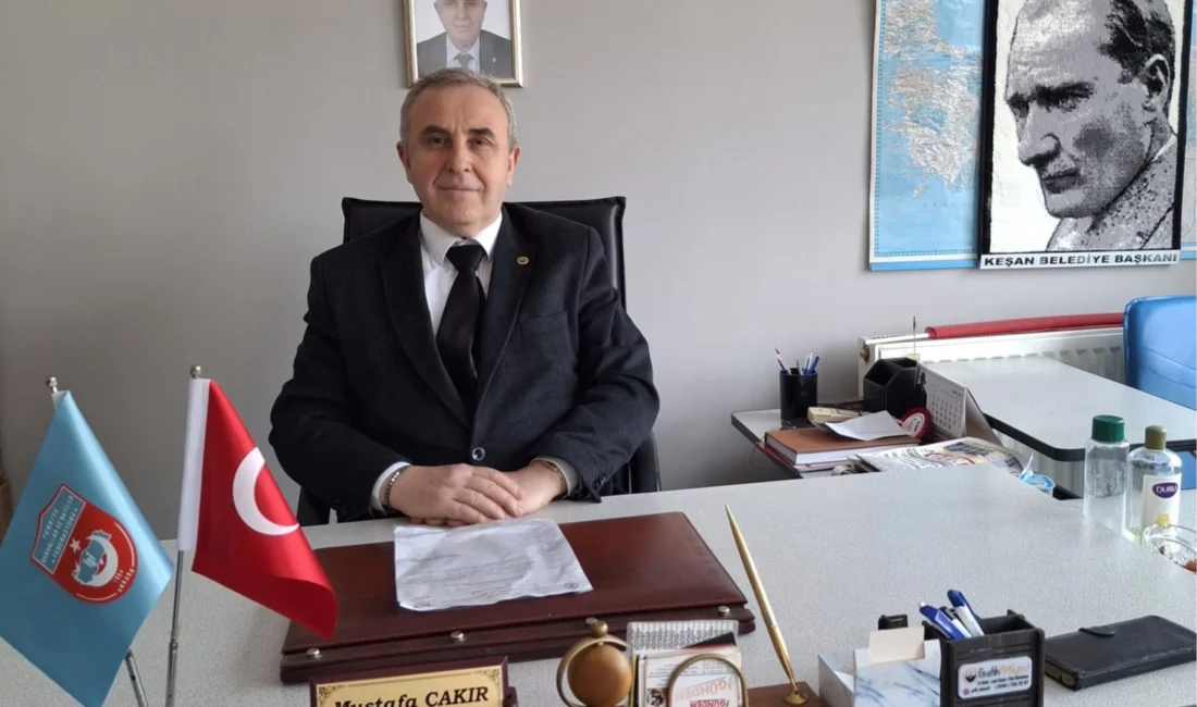 Edirne’de Keşan Sebze Bakkal ve Manavlar Odası Başkanı Mustafa Çakır,