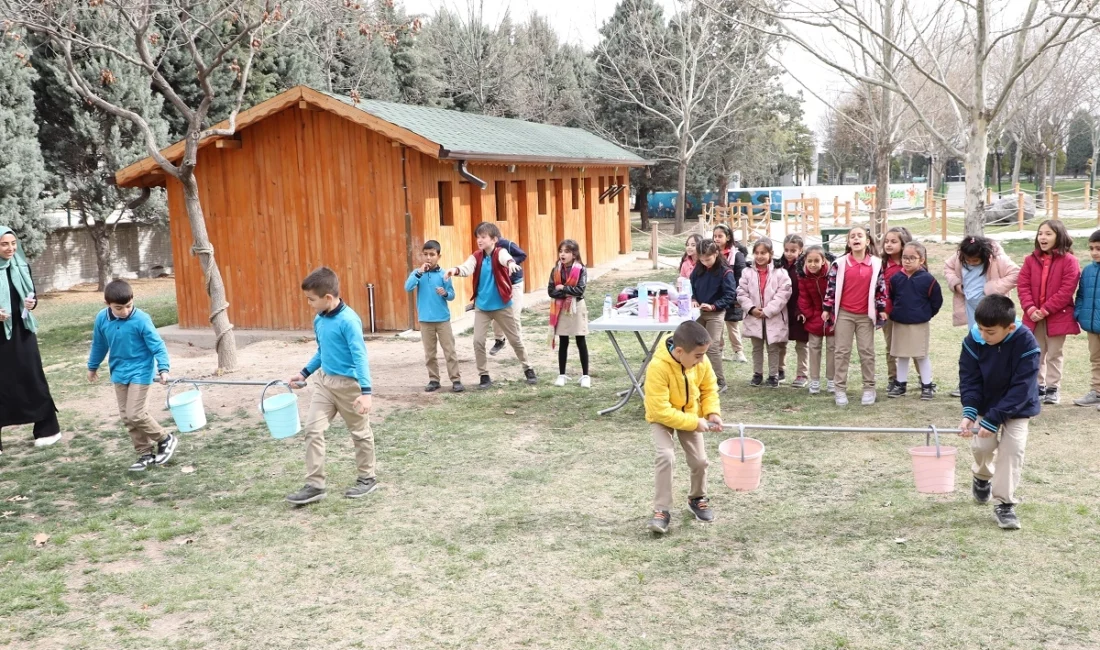 Konya Karatay Belediyesi, çocukların doğayla iç içe vakit geçirmesini sağlamak,