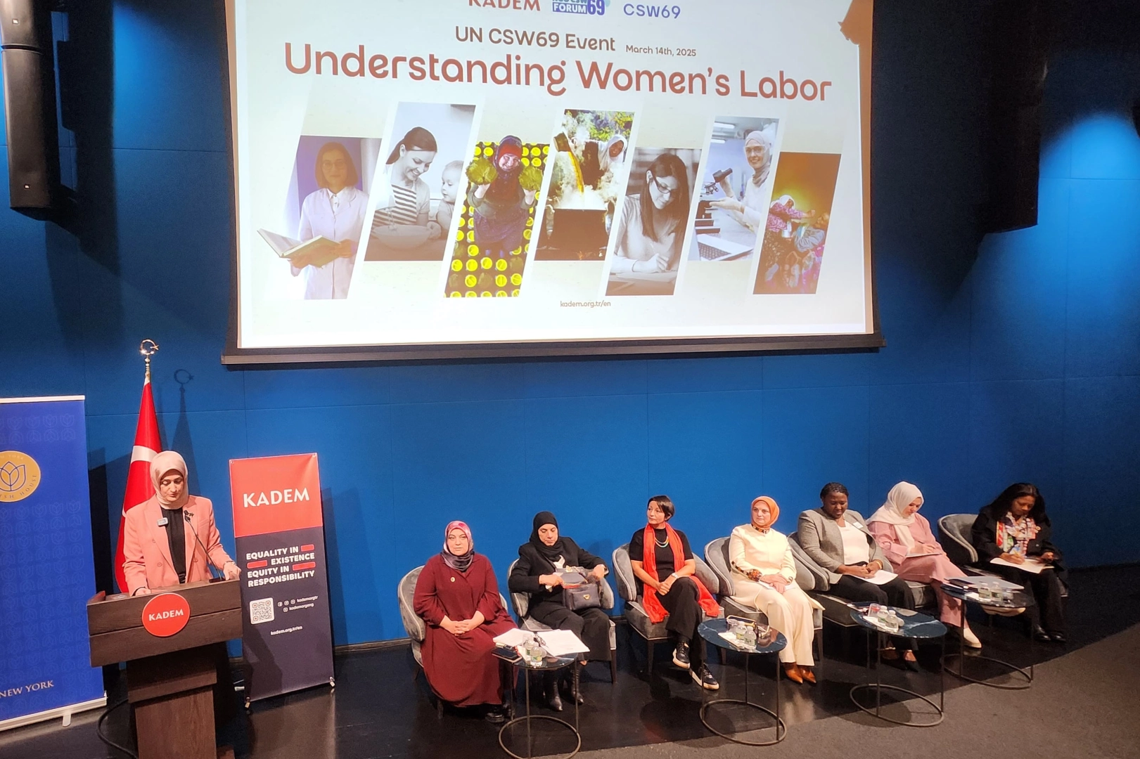 KADEM, BM 69. Kadının Statüsü Komisyonu’ndaki etkinlikleri kapsamında Behçet Necatigil’in