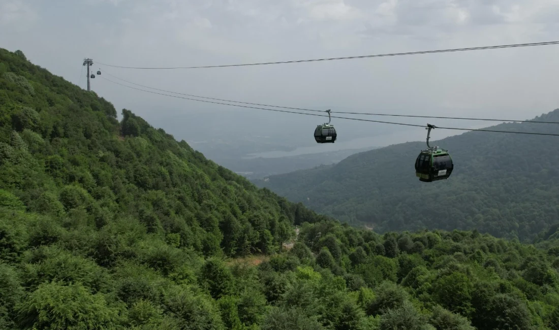 Büyükşehir’in gözde ve vizyon projelerinden Kartepe Teleferiği, Ramazan Bayramı’nda yüzde
