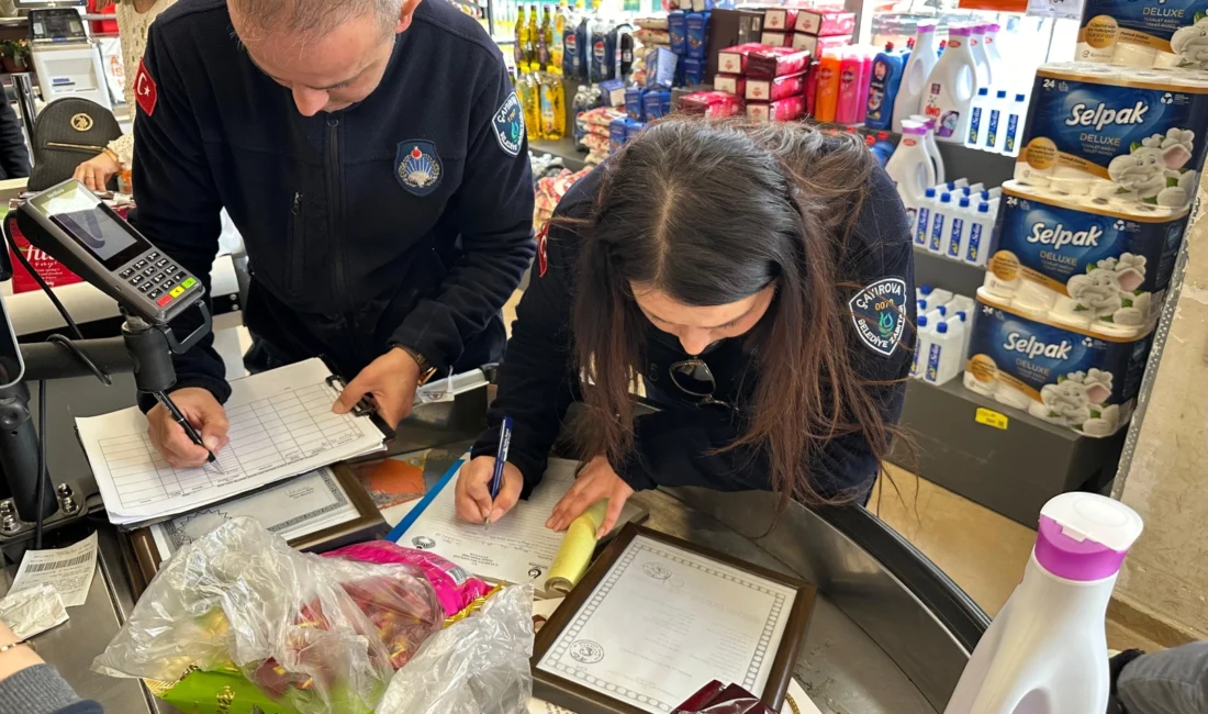 Kocaeli’de Çayırova Belediyesi Zabıta Müdürlüğü ekipleri, yaklaşan Ramazan Bayramı öncesinde