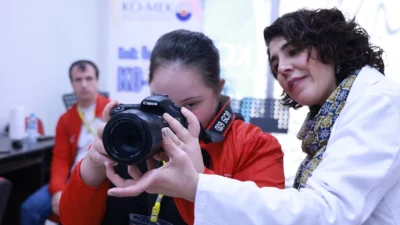 KO-MEK’te fotoğrafçılık kursuna katılan down sendromlu çocuklar, Kocaeli’nin doğal güzelliklerini