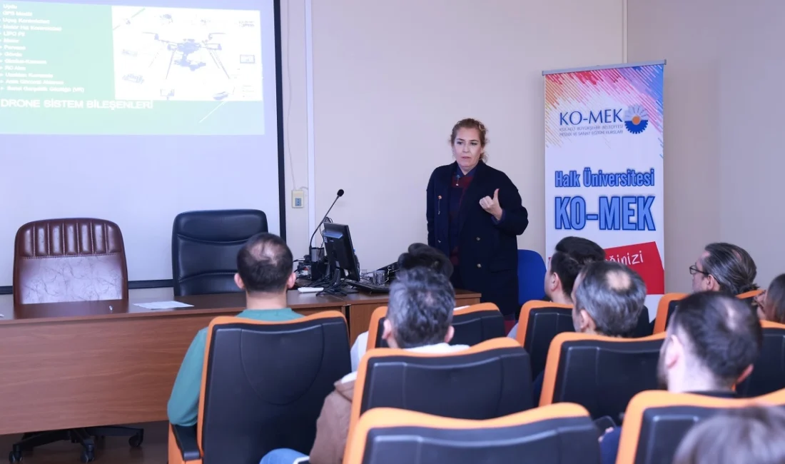 USTAM projesi kapsamında “İHA-1 Ticari Pilot Eğitimi” alan Kocaeli Büyükşehir