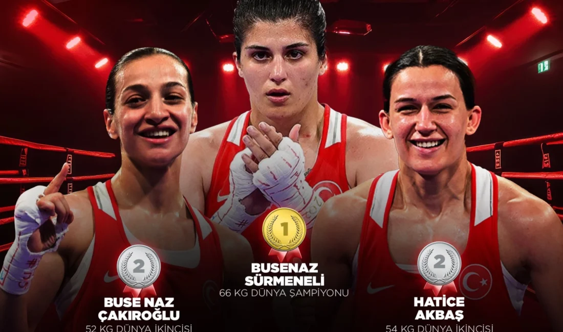 Sırbistan’da düzenlenen 2025 Kadınlar Dünya Boks Şampiyonası’nda Busenaz Sürmeneli, 66