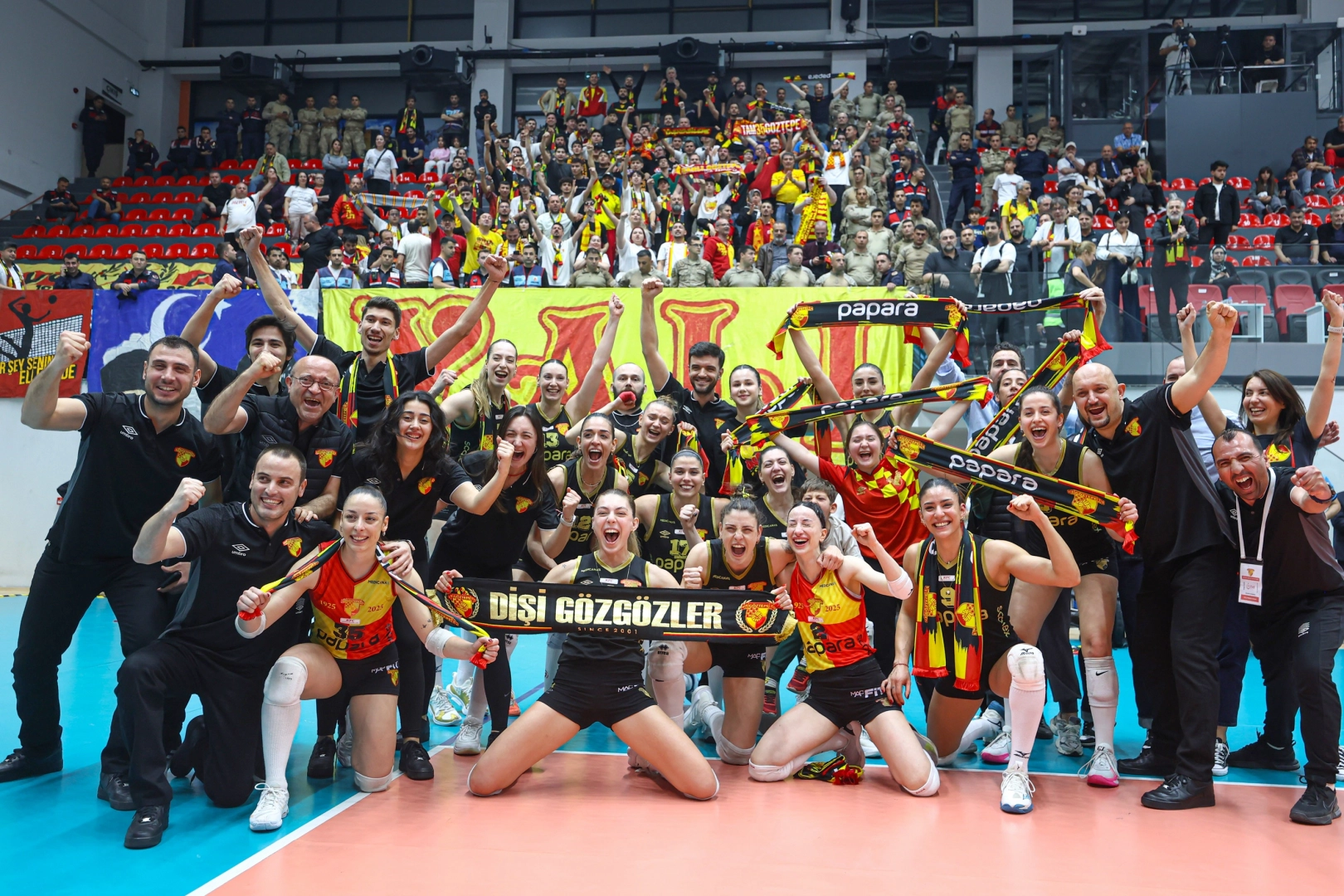 Papara Göztepe Kadın Voleybol Takımı, KFC Kadınlar 1. Ligi’nde geçirdiği