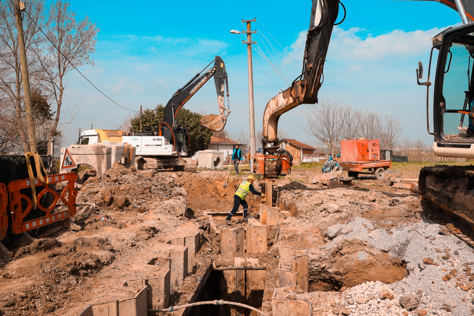 SASKİ, Kazımpaşave civar mahallelerin atık suların güvenli şekilde taşıyacak 17