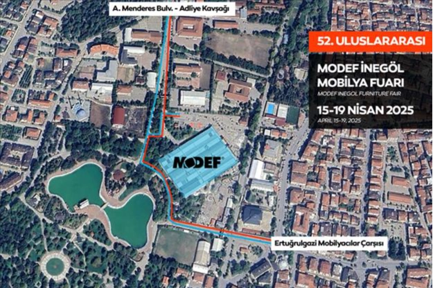 Salı günü başlayacak 52. Uluslararası İnegöl Mobilya Fuarı öncesi fuar