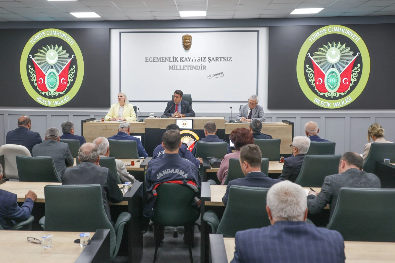 Bilecik Valisi Şefik Aygöl’ün başkanlığında, Merkez mahalle ve köy muhtarlarının