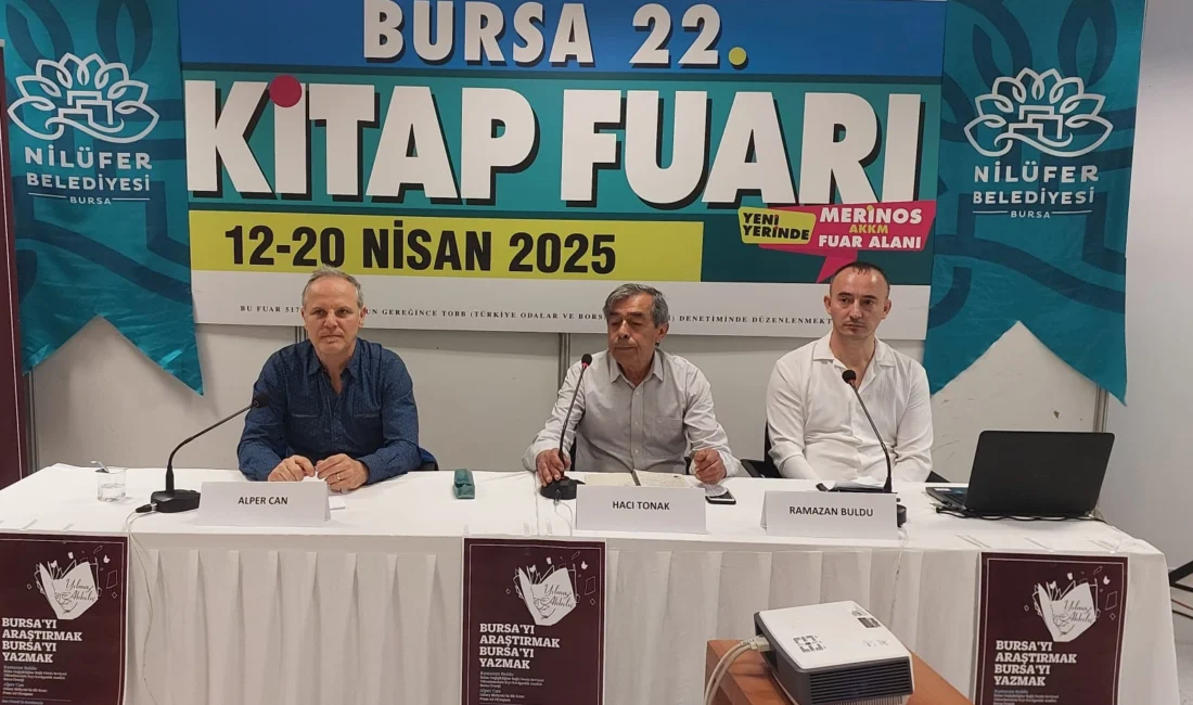 Bursa 22. Kitap Fuarı’nın son gününde gerçekleştirilen söyleşide, 14. Yılmaz
