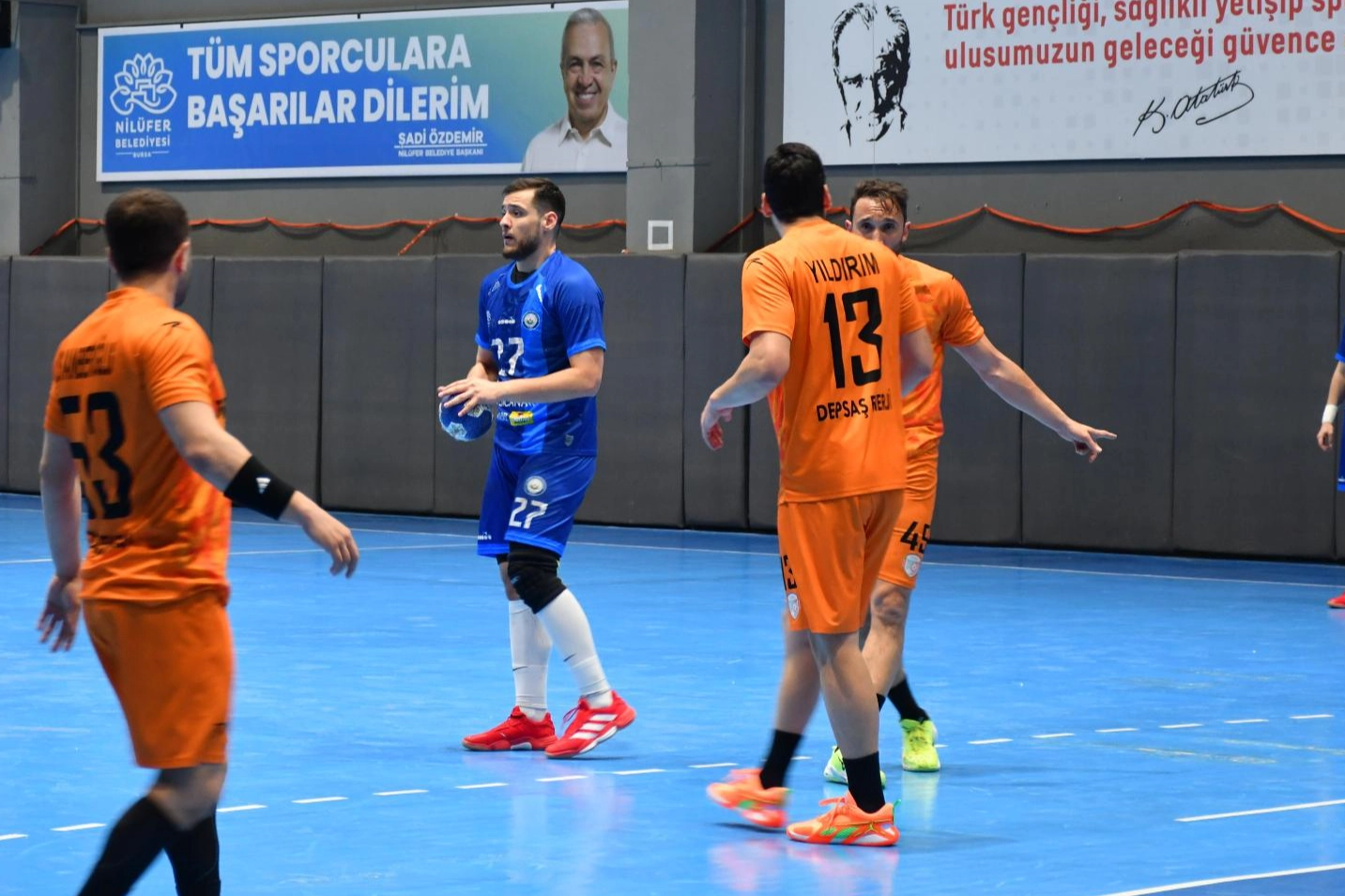 Hentbol Erkekler Süper Ligi Playoff Şampiyonluk Etabı’nda DEPSAŞ Enerji Spor