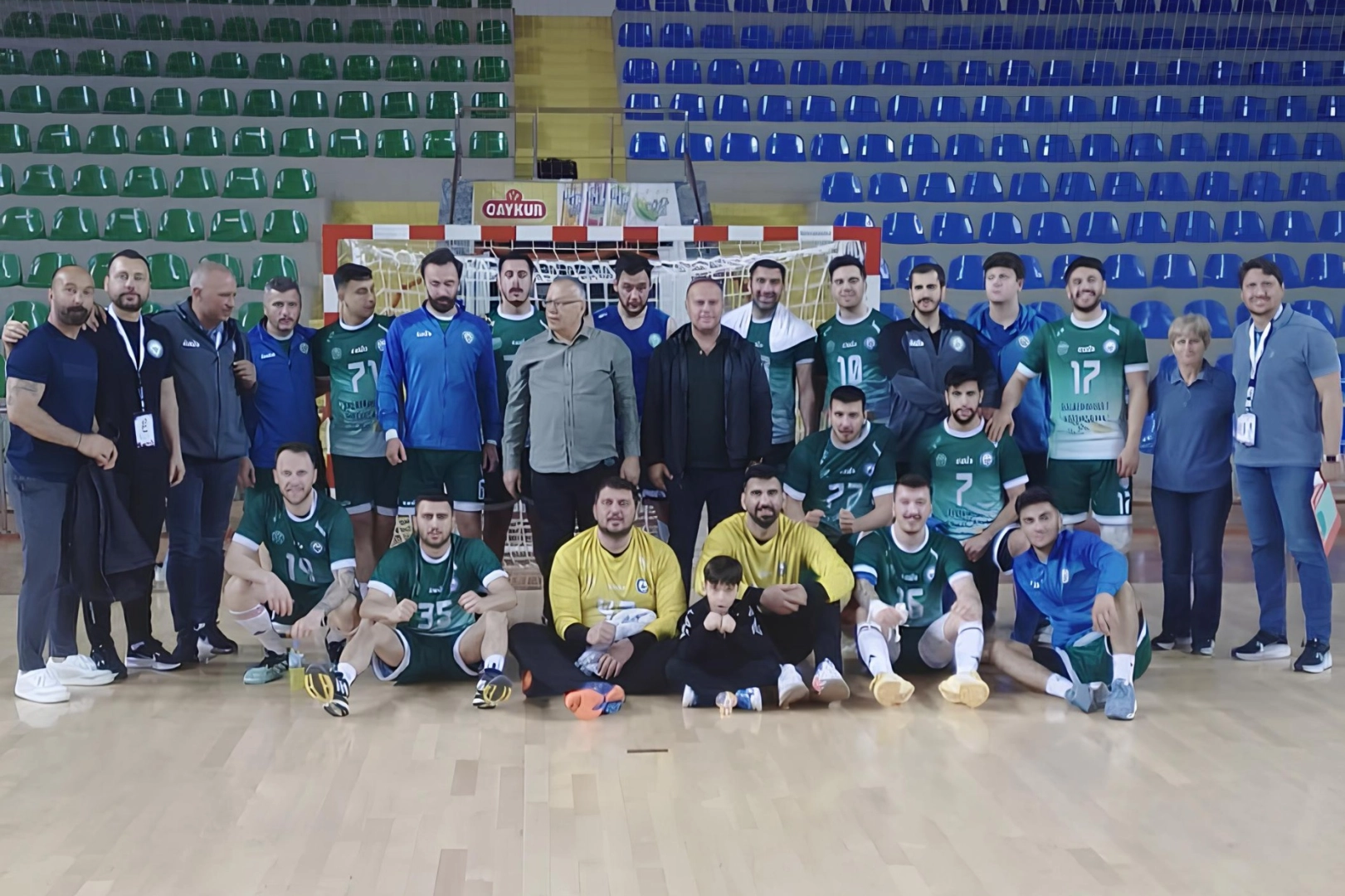 Bursa’da Nilüfer Belediyespor Erkek Hentbol Takımı, THF Erkekler Süper Ligi’nin