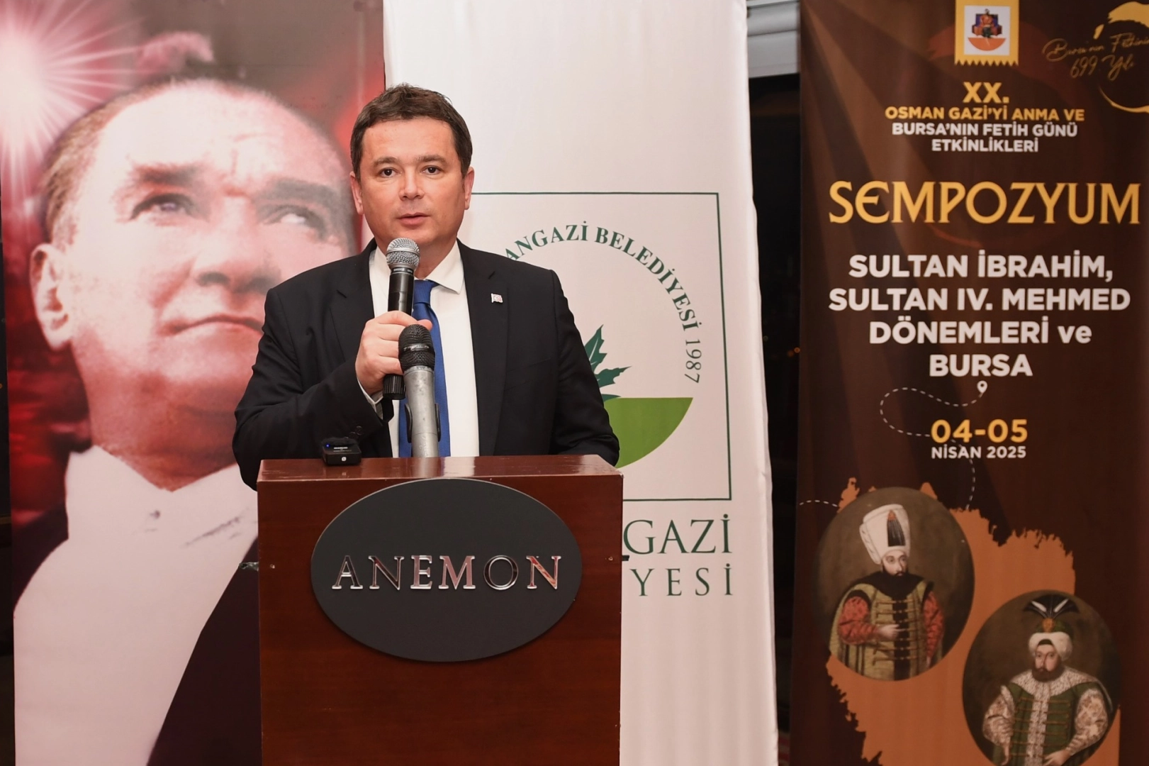 Bursa’da Osmangazi Belediyesi tarafından Bursa’nın fethinin 699’uncu yılında bu yıl