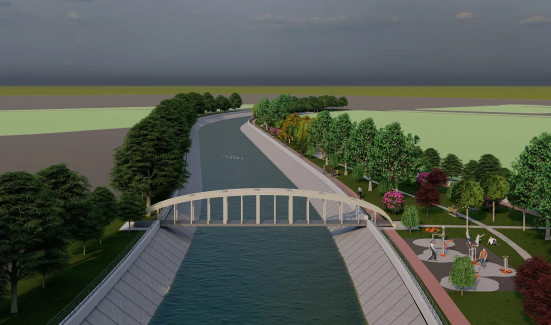 Bursa’da Yıldırım Belediyesi, dere yatağını güvenli hale getireceği ve yeni