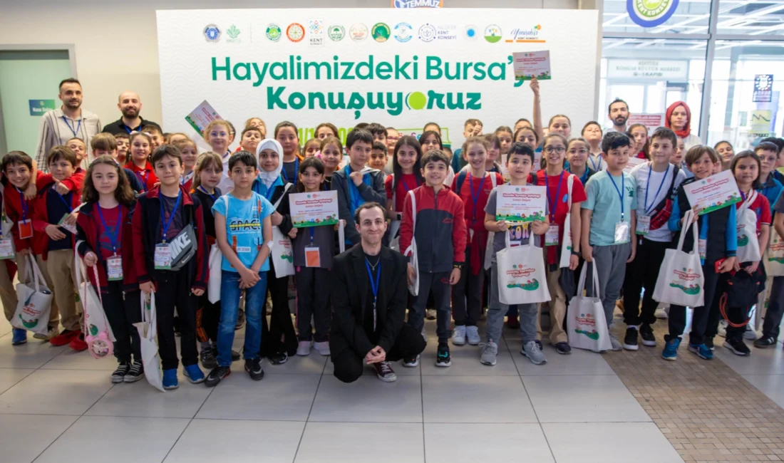 Bursa Kent Konseyi Çocuk Meclisi’nin düzenlediği ‘Umutlu Yarınlar Çalıştayı’nda, hayal