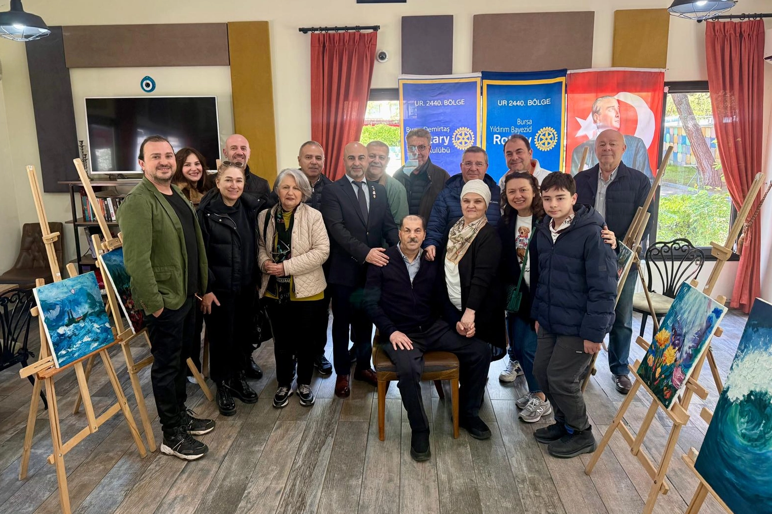 Bursa’da Yıldırım Bayezid ve Demirtaş Rotary Kulüpleri iş birliğiyle düzenlenen