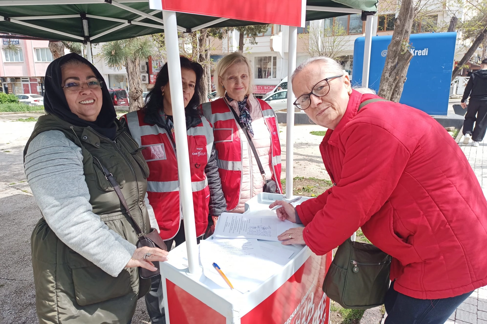 Edirne’de CHP Keşan İlçe Başkanlığı, Cumhurbaşkanı adayı olarak Ekrem İmamoğlu’nu