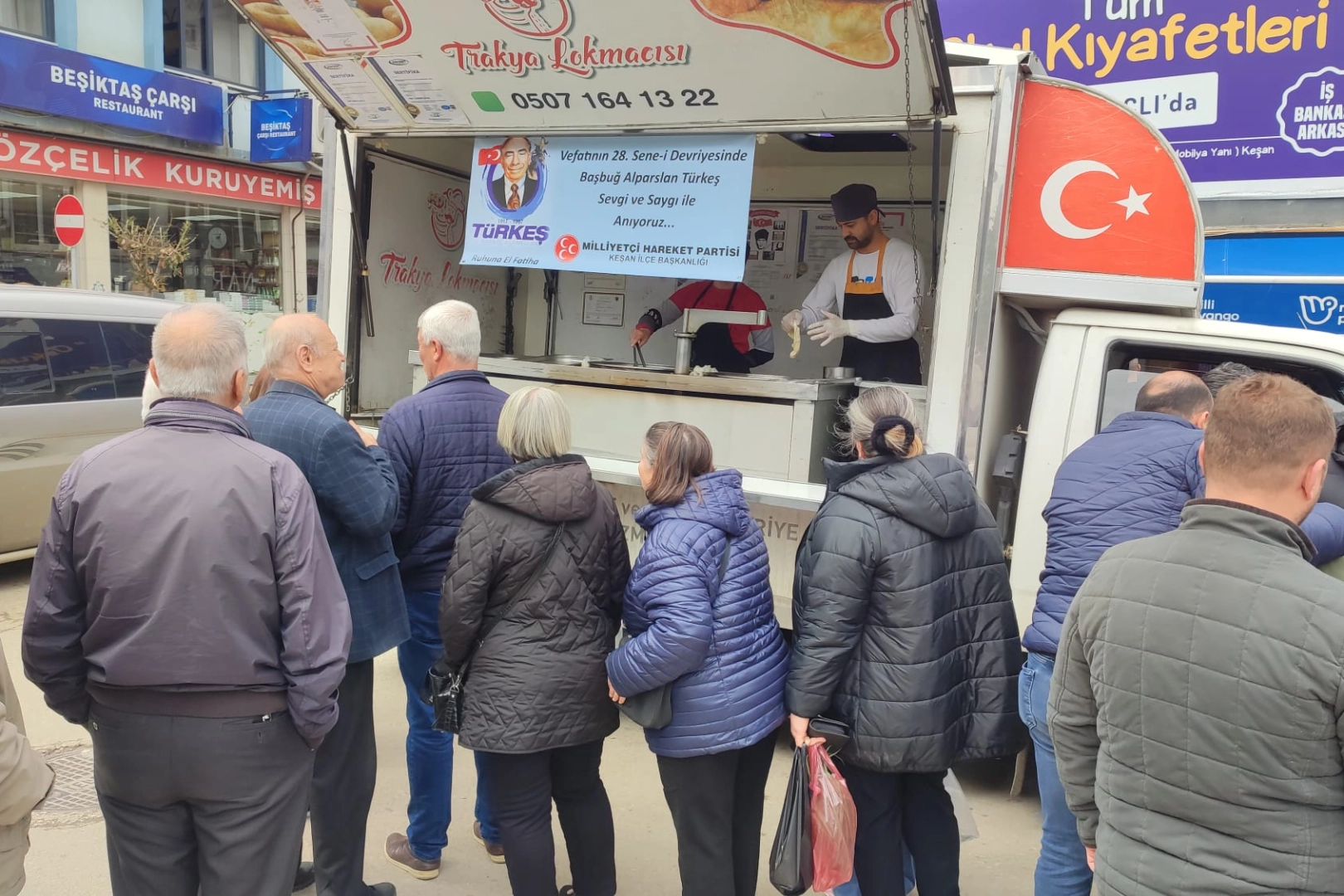 Edirne’nin Keşan ilçesinde MHP İlçe Başkanlığı, kurucu başkanları Alparslan Türkeş’in