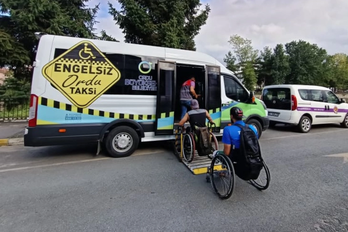 Ordu Büyükşehir Belediyesinin “Engelsiz Taksi” hizmeti ile kolaylaştı. 2019 yılından