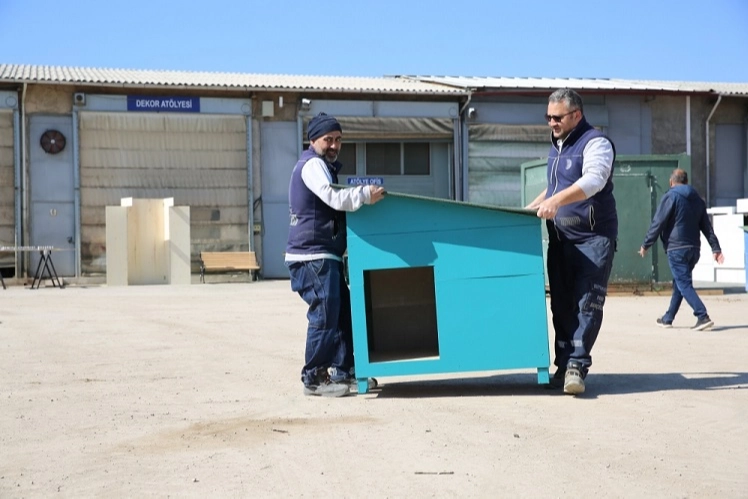 Eskişehir Büyükşehir Belediyesi tarafından, Sarısungur Mahallesi’nde hızla hayata geçirilen Hayvan