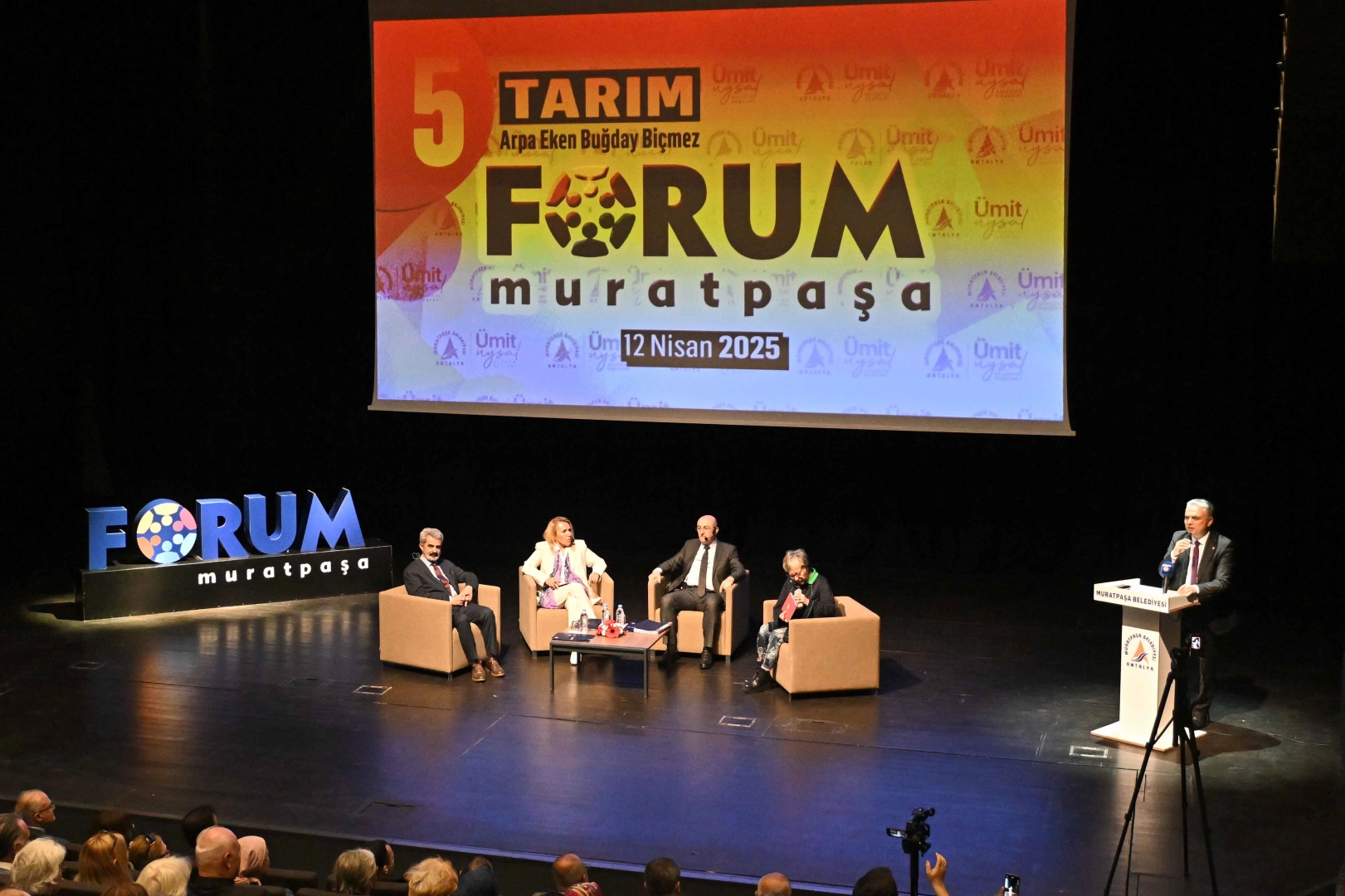 Antalya Muratpaşa Belediyesi tarafından düzenlenen Forum Muratpaşa’nın 5’incisi, Türkiye’nin tarım