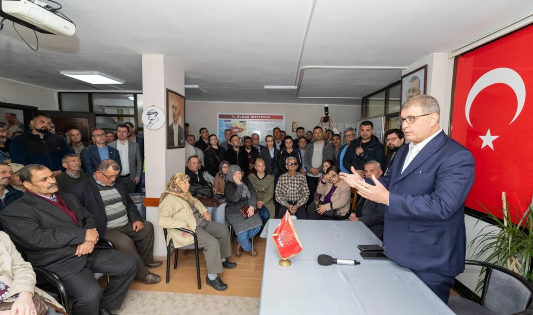 İzmir Büyükşehir Belediye Başkanı Dr. Cemil Tugay, Bergama’da sivil toplum