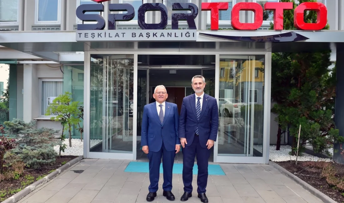 Kayseri Büyükşehir Belediye Başkanı Dr. Memduh Büyükkılıç, Ankara’da, Spor Toto