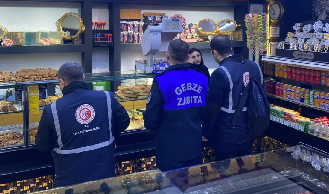 Kocaeli Gebze Belediyesi Zabıta Müdürlüğüne bağlı ekipler ilçe genelindeki denetimlerine