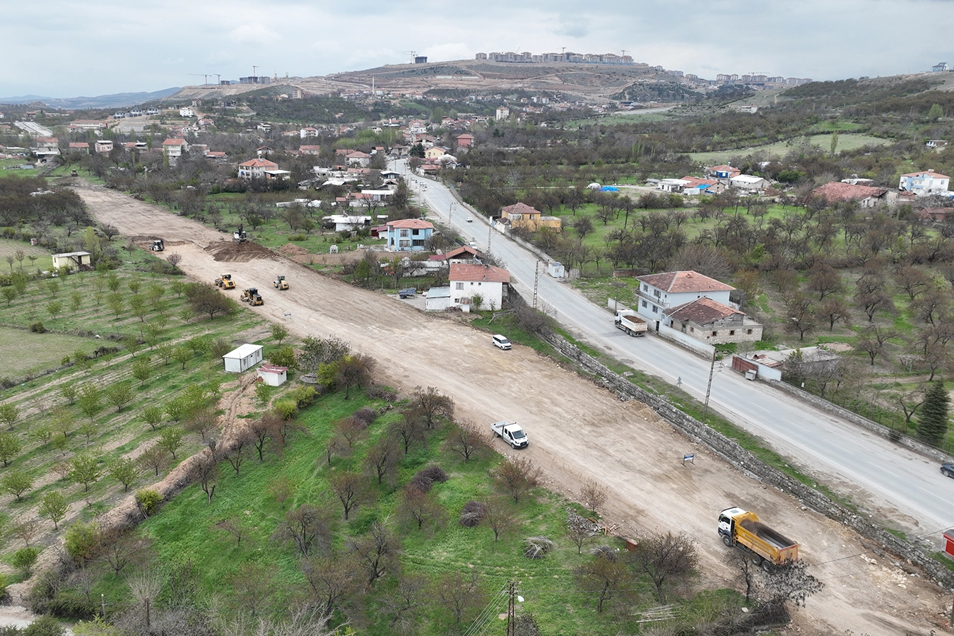 Malatya Büyükşehir Belediyesi, Kuzey Kuşak Yolu’nun devamı olan Göztepe Mahallesi