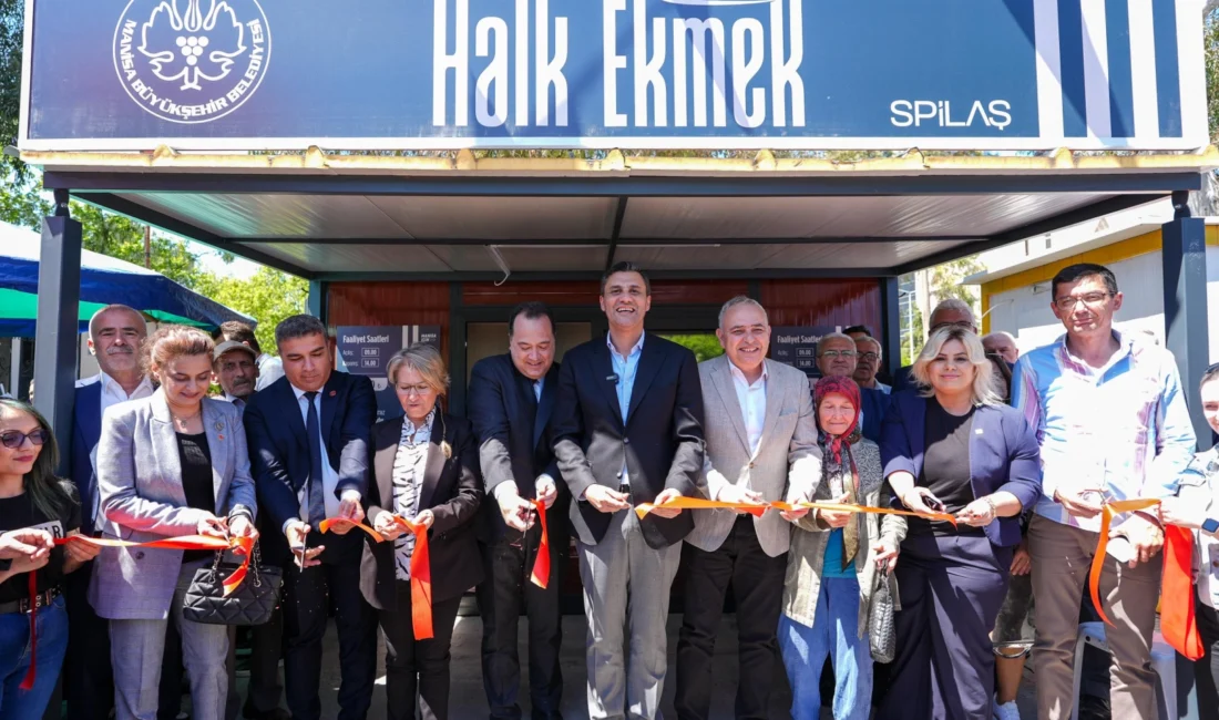 Manisa Büyükşehir Belediyesi’nin, sosyal belediyecilik anlayışıyla hayata geçirdiği Halk Ekmek