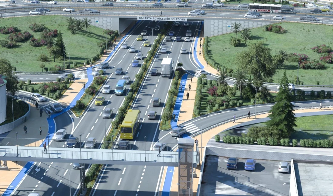 Sakaryalıların merakla beklediği, şehir için büyük önem taşıyanYazlık Katlı Kavşak