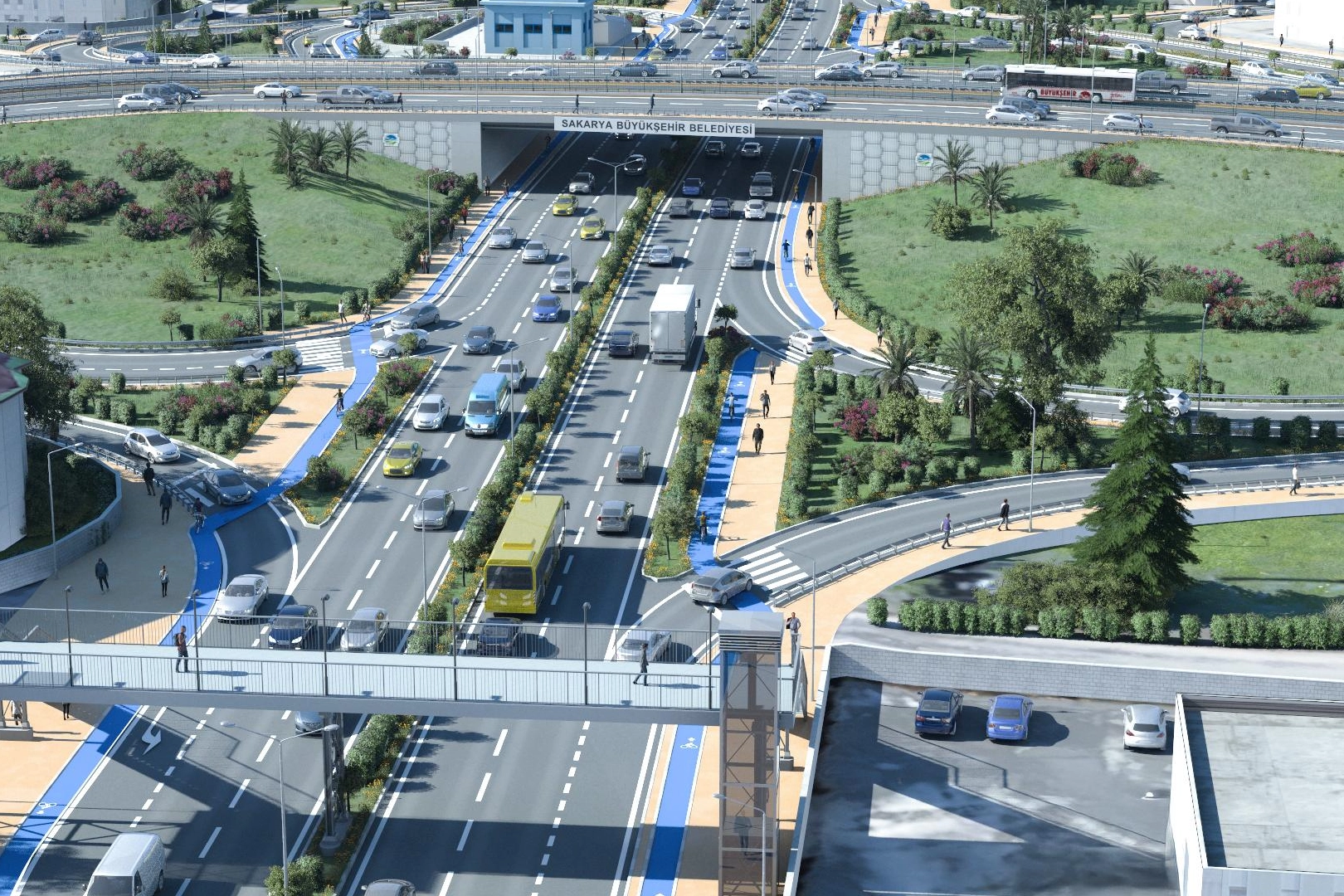 Sakaryalıların merakla beklediği, şehir için büyük önem taşıyanYazlık Katlı Kavşak