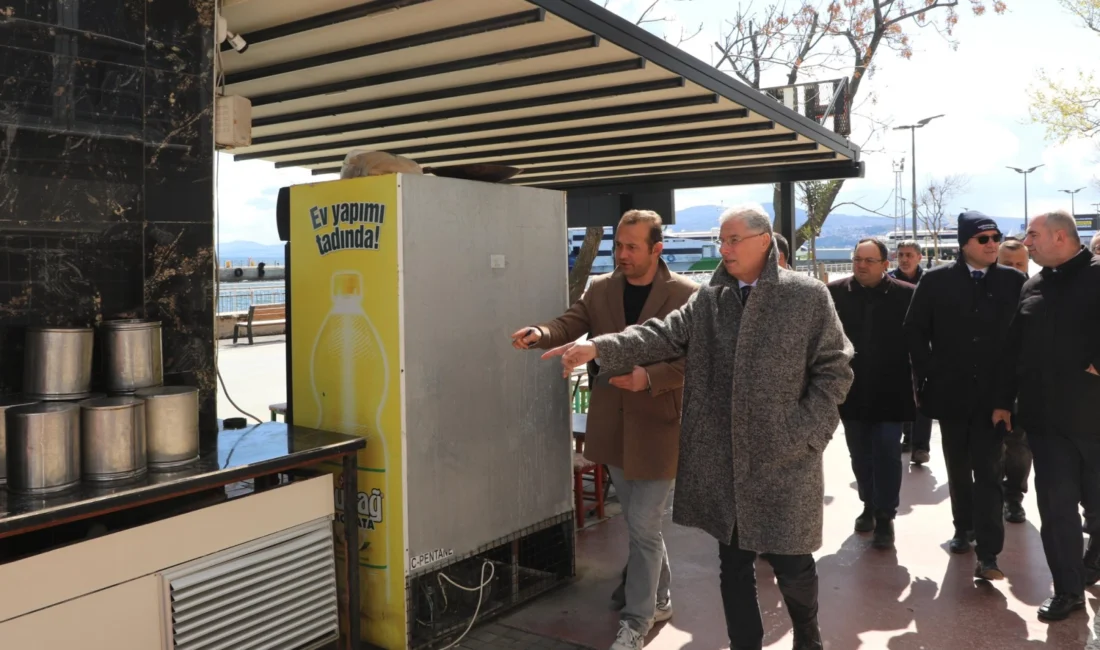 Bursa’da Mudanya Belediye Zabıtası, yönetici ve meclis üyeleri ile birlikte