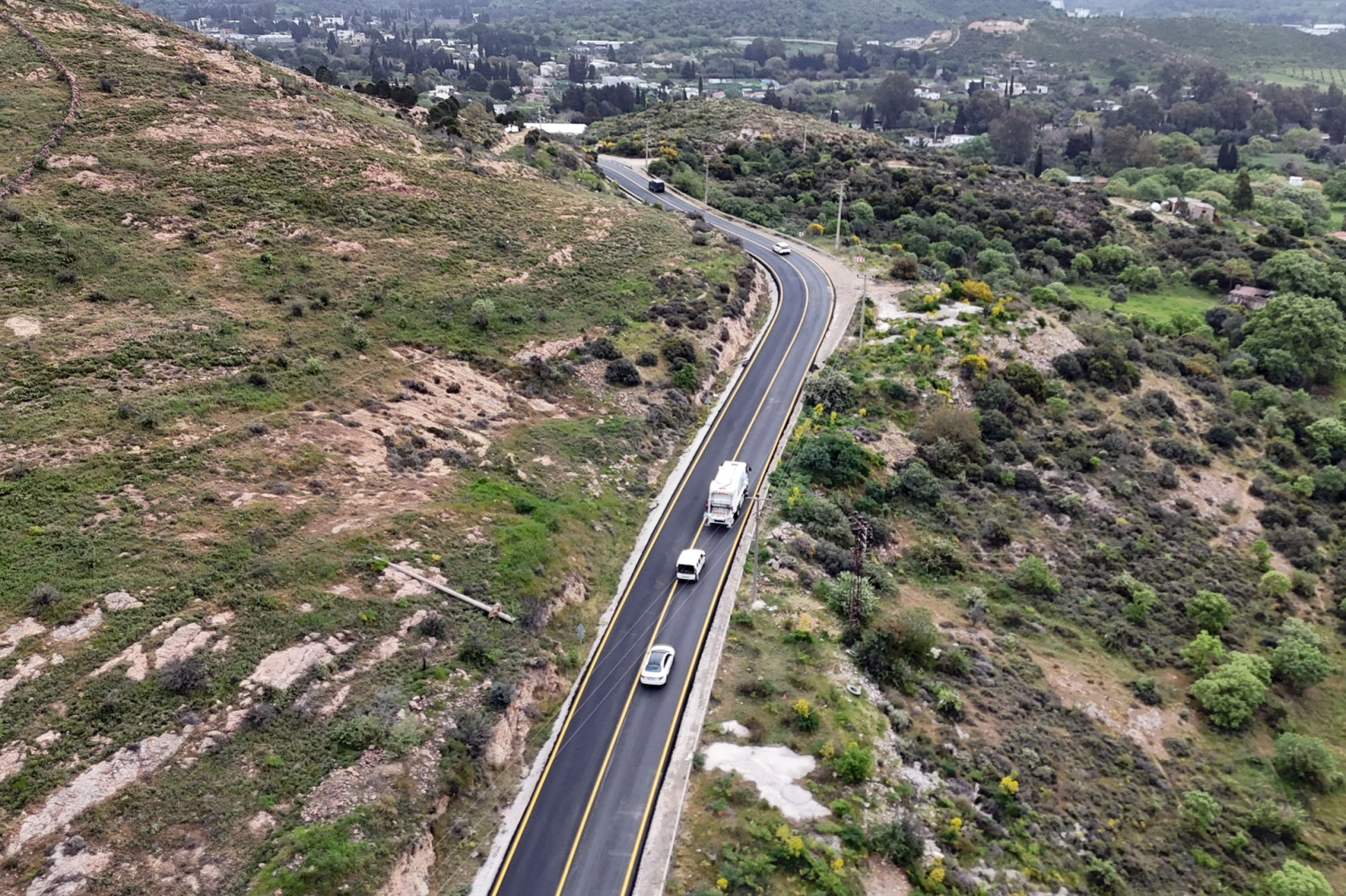 Muğla Büyükşehir Belediyesi, Bodrum’un Dereköy ile Peksimet Mahalleleri arasında başlattığı