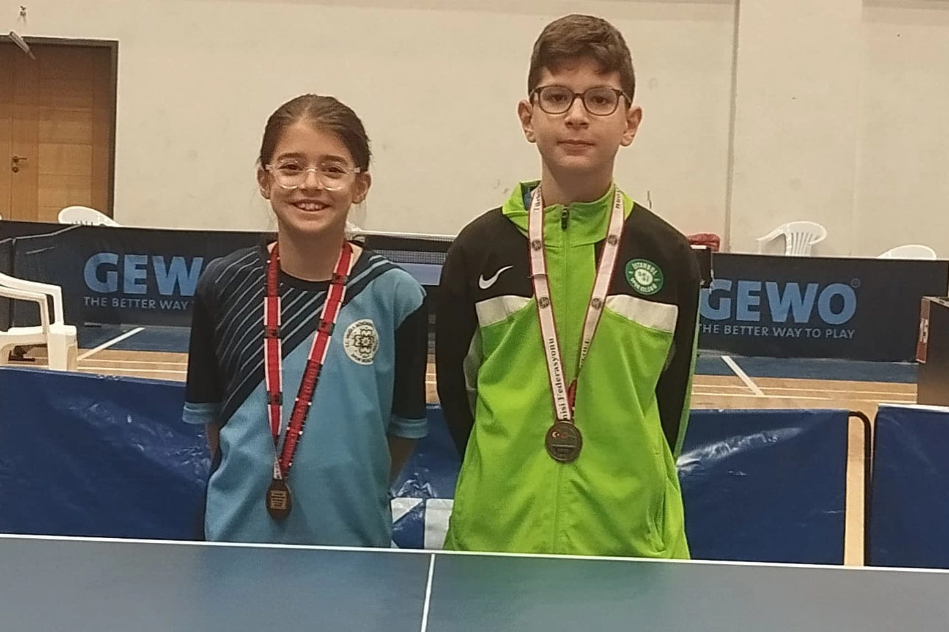 Muğla Büyükşehir Belediyesi Masa Tenisi sporcusu Aybige Feride ÜstündağÇorum’da düzenlenen
