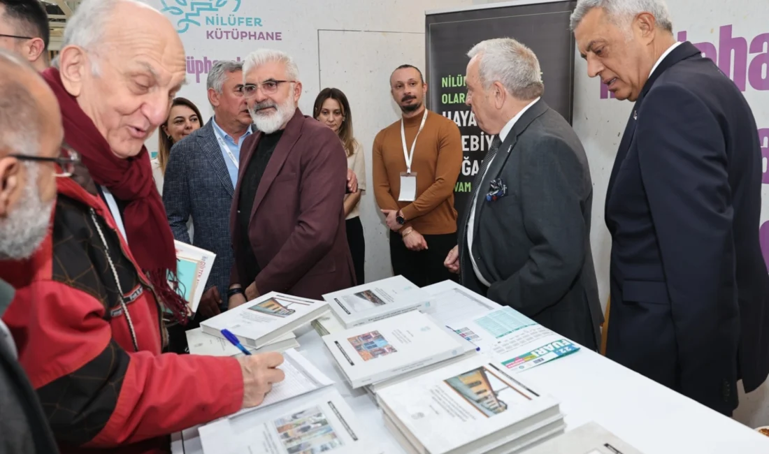 Bursa’da Nilüfer Belediyesi, Bursa 22’nci Kitap Fuarı’ndaki standıyla ilgi görüyor.