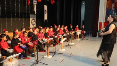 Ordu’nun Fatsa ilçesindeki Şehit Sercan Öklük İlkokulu 3. sınıf öğrencileri,