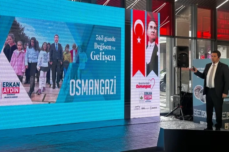 Osmangazi Belediye Başkanı Erkan Aydın, göreve gelişinin birinci yılında hayata